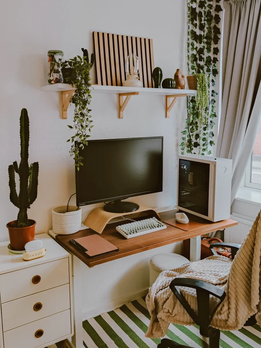 My cozy desk space